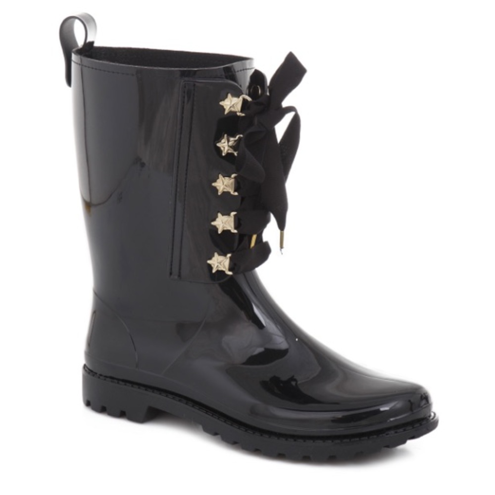 VALENTINO RAIN BOOTS RED